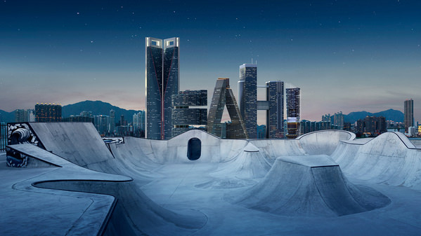 Photograph Xabier Aldazabal Empty Skateparks on One Eyeland