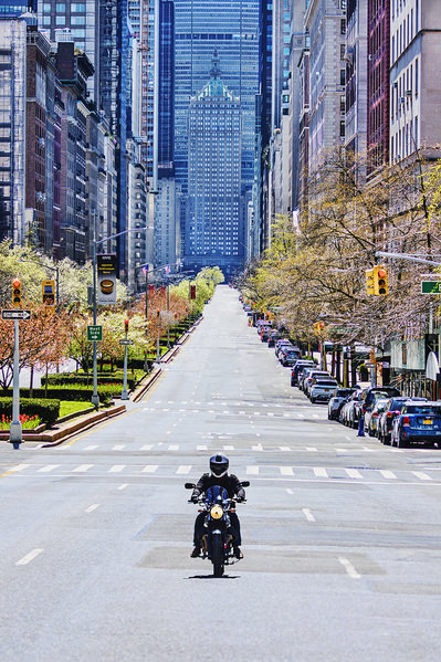 Photograph Mitchell Funk Covid New York City 2 on One Eyeland