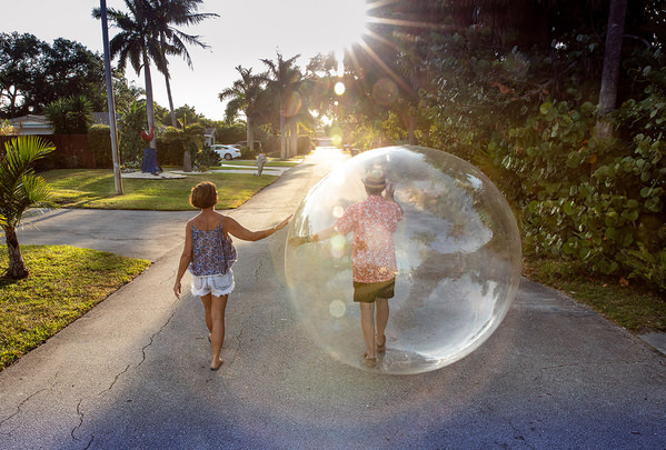 Photograph George Kamper Lets Take A Walk In Our Coronavirus Bubble on One Eyeland