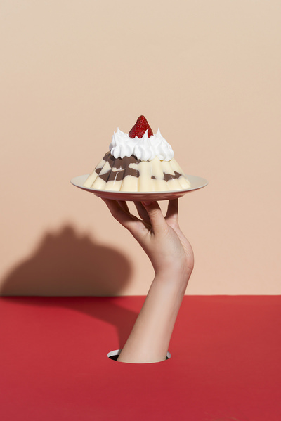 Photograph Tibor Galamb Dr Oetker Pudding on One Eyeland