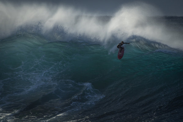 Photograph Steve Turner The Big Drop on One Eyeland