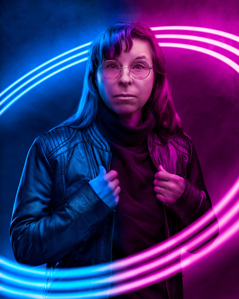 Photograph Petri Damsten Neon Lights on One Eyeland