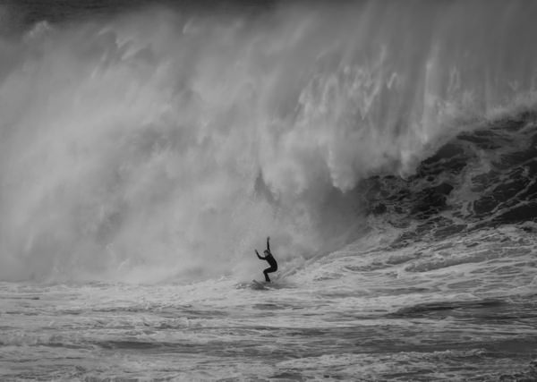 Photograph Steve Turner Jeremy Wilmotte Big Wave Rider on One Eyeland