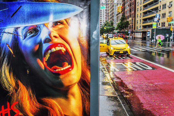 Photograph Mitchell Funk Bus Stop Nyc on One Eyeland