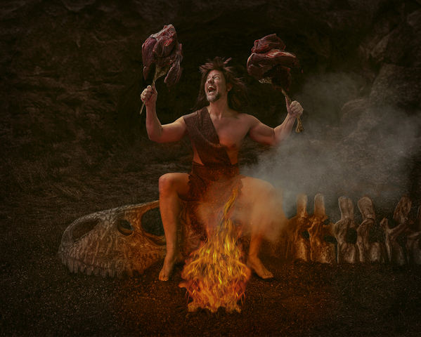 Photograph Peter Rooney Grubs Up on One Eyeland