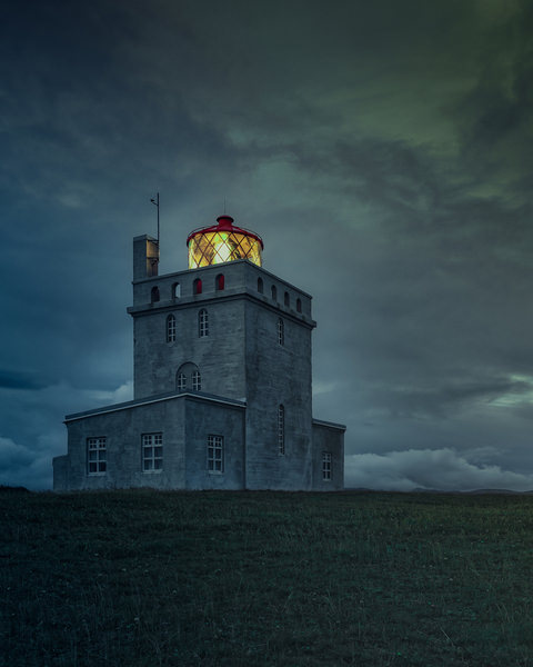 Photograph Daniel Badger Lighthouse In The Dark on One Eyeland