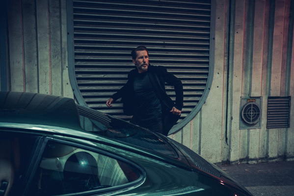 Photograph Patrick Curtet Stephane And The  Green Car on One Eyeland