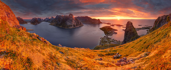 Photograph Jan Smid Burning Mountain Ridges on One Eyeland