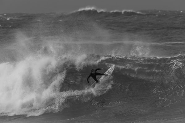 Photograph Steve Turner Storm Surfer on One Eyeland