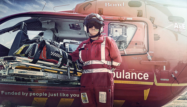 Photograph Nigel Harniman Air Ambulance Charity Shoot on One Eyeland