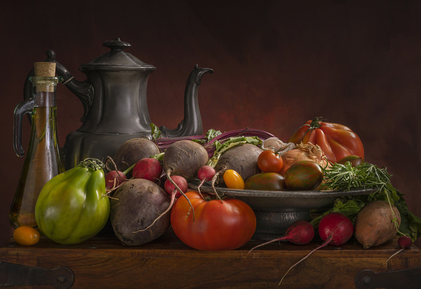 Photograph Angi Wallace Vegetable Harvest on One Eyeland