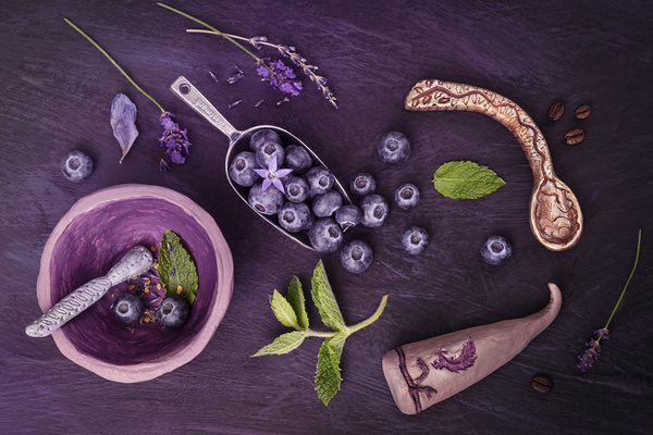 Photograph Angi Wallace Blueberries on One Eyeland
