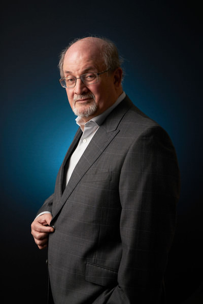 Photograph Tony Gale Salman Rushdie on One Eyeland