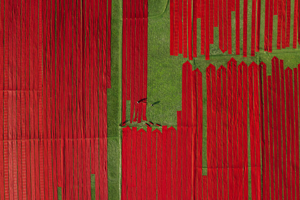 Photograph Azim Khan Ronnie Red Fabrics on One Eyeland