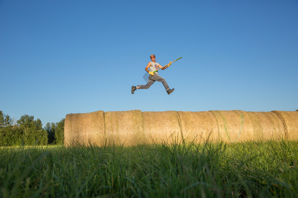 Photograph Woods Wheatcroft Farmer Ted on One Eyeland