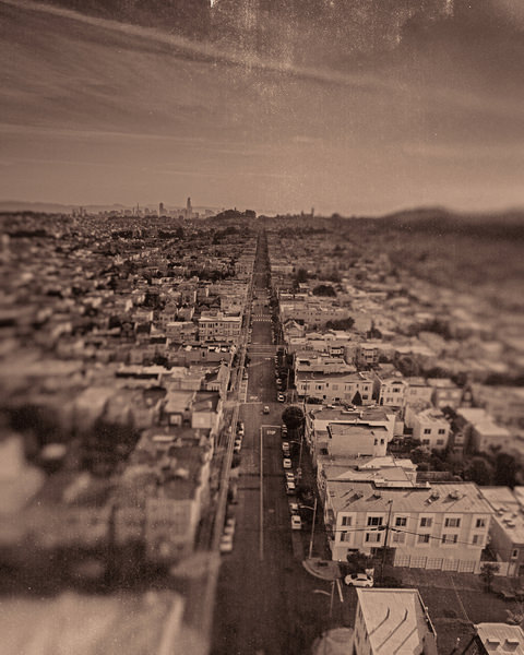 Photograph Antti Viitala San Francisco Balboa Street on One Eyeland