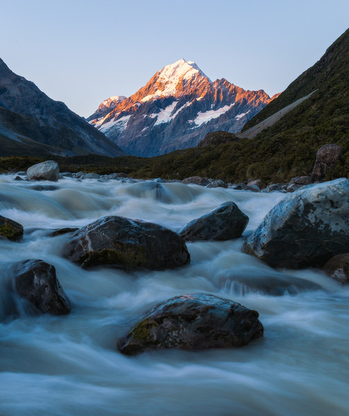 Photograph Matteo Rolfi Stream Of Mount Cook on One Eyeland