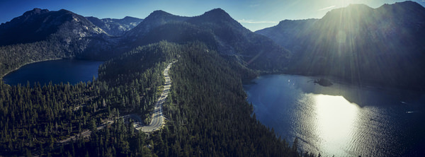 Photograph Patrick Curtet Lake Tahoe on One Eyeland