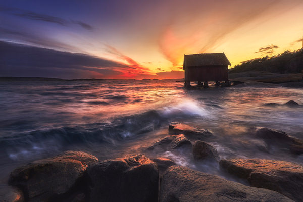 Photograph Rafal Kaniszewski Red Sunset on One Eyeland