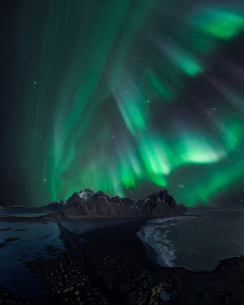 Photograph Antonio Prado Perez Stokksnes In Green on One Eyeland