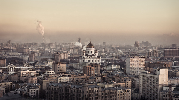Photograph Justin Carrasquillo Moscow From My Hotel on One Eyeland