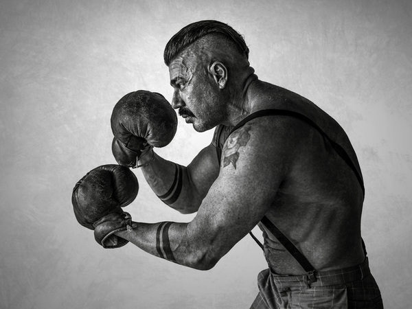 Photograph Russell Smith Peaky Boxer on One Eyeland