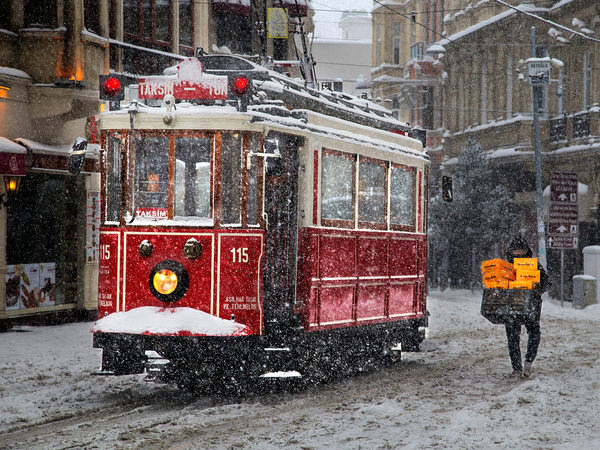 Photograph Tuncay Demir Beyoglu Tram on One Eyeland