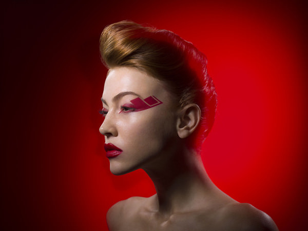 Photograph Jonathan Knowles Givenchy Red on One Eyeland