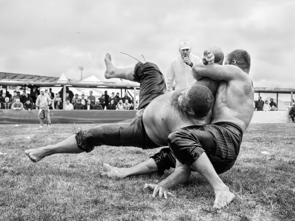 Photograph Tuncay Demir Oil Wrestling on One Eyeland