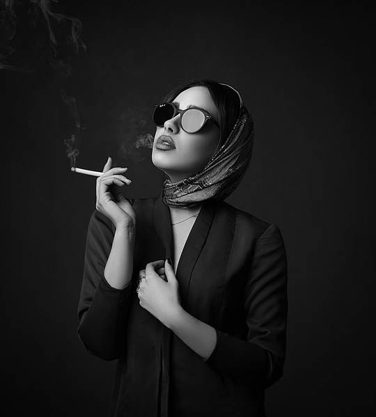 Photograph Shahin Khalaji Strong Woman on One Eyeland