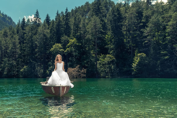 Photograph Jassi Brlozanovic The Bride In A Boat on One Eyeland