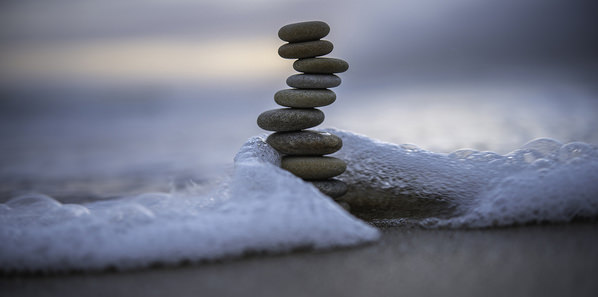 Photograph Oliver Mediaworks Rockstacking on One Eyeland