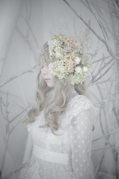 Photograph Danduka Yasuo Dyed In White on One Eyeland
