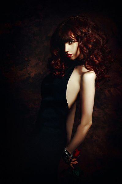Photograph Ruslan Bolgov The Woman And The Rose on One Eyeland