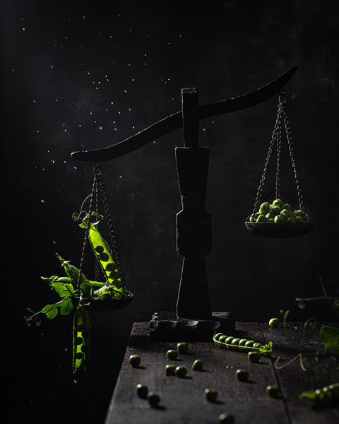 Photograph Julia Wharington Pea Balance on One Eyeland