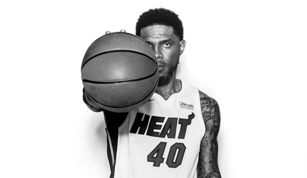 Photograph George Kamper Miami Heat Player Udonis Haslem on One Eyeland
