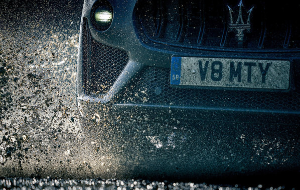Photograph Nigel Harniman Maserati Levante Trofeo V8 on One Eyeland