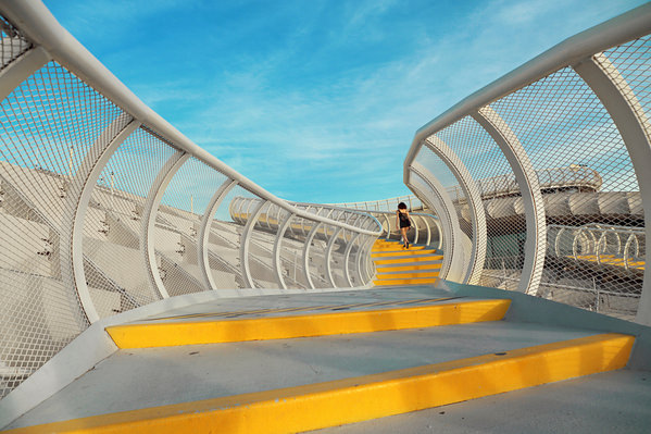 Photograph Miriam Carrasco The Yellow Steps Pathway on One Eyeland
