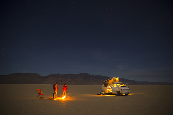 Photograph Woods Wheatcroft Midnight Vanlife on One Eyeland