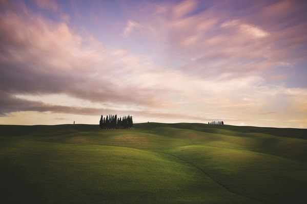 Photograph Davide Giannetti Sunset In Tuscany on One Eyeland