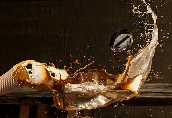 Photograph Lustre Photoproduction The Freshest Coffee on One Eyeland