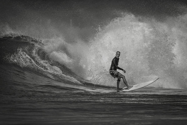Photograph Steve Turner Malibu Rider on One Eyeland