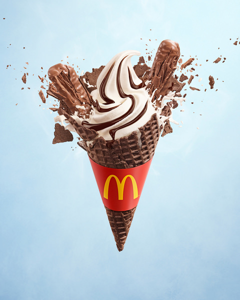 Photograph Danny Eastwood Mcdonalds Soft Serve on One Eyeland