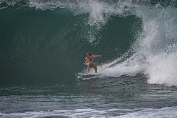 Photograph Steve Turner Australian Surfer Study on One Eyeland