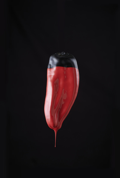 Photograph Curtis Gallon Red Hot Chili Pepper on One Eyeland