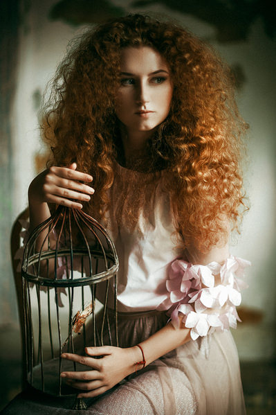 Photograph Ruslan Bolgov The Girl And The Cage on One Eyeland