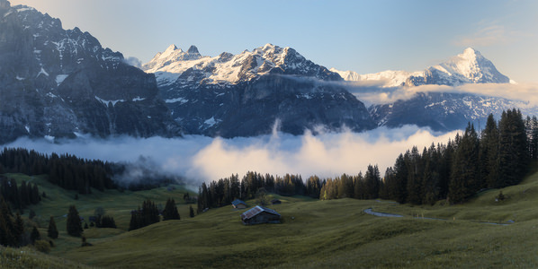 Photograph Matteo Rolfi Low Mist Pano on One Eyeland