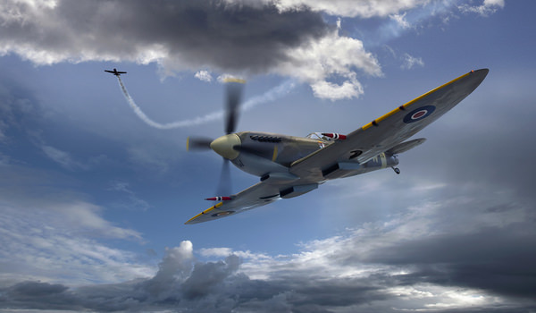 Photograph Elmer Laahne Flight Of The Spitfire on One Eyeland