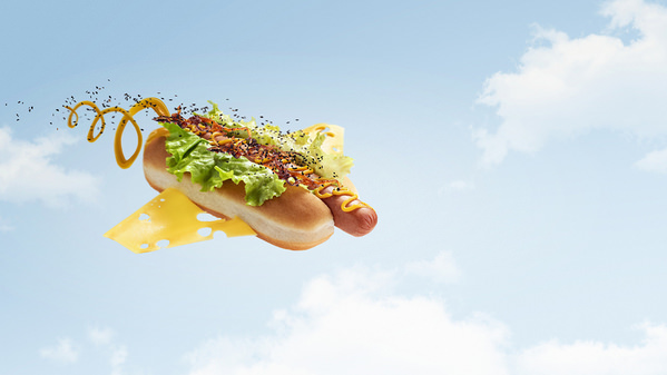 Photograph Lustre Photoproduction Hot Dog on One Eyeland
