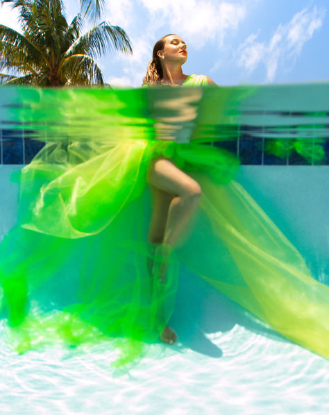Photograph George Kamper Fluid Motion Over Under on One Eyeland